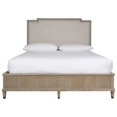 California King Harmony Bed with Upholstered Headboard